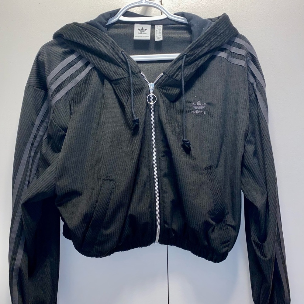 Veste Adidas noir en velour (Édition limité)